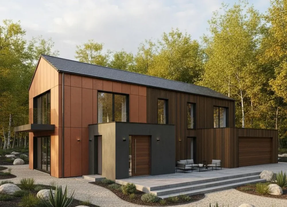 Проект Двухэтажный дом 14 на 12, 160 м2