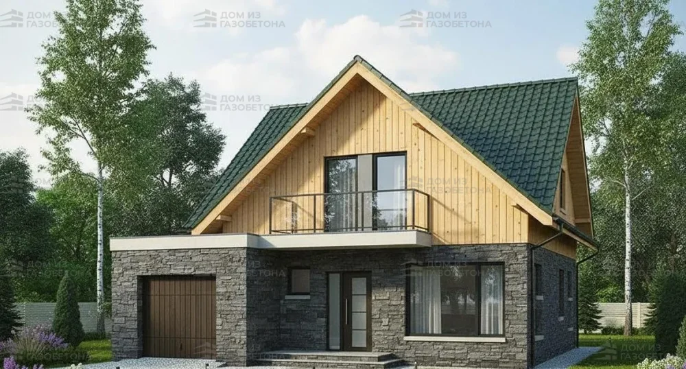 Проект Двухэтажный дом 9 на 14, 137 м2