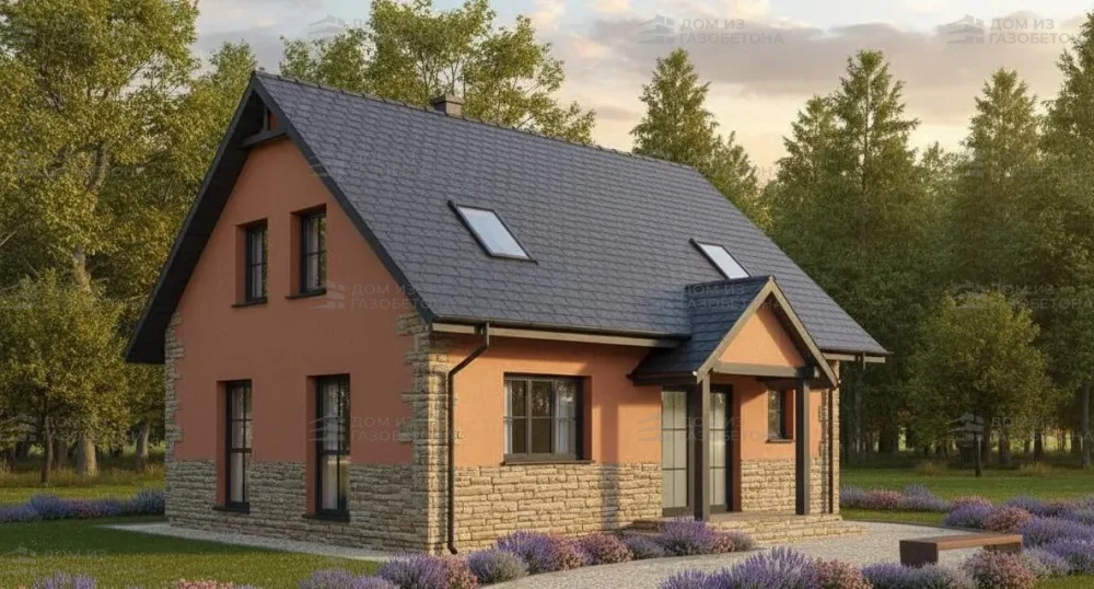 Проект Двухэтажный дом 11 на 9, 114 м2