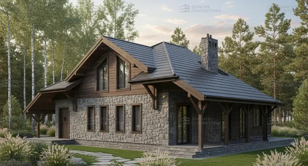 Проект Двухэтажный дом 14 на 15, 151 м2