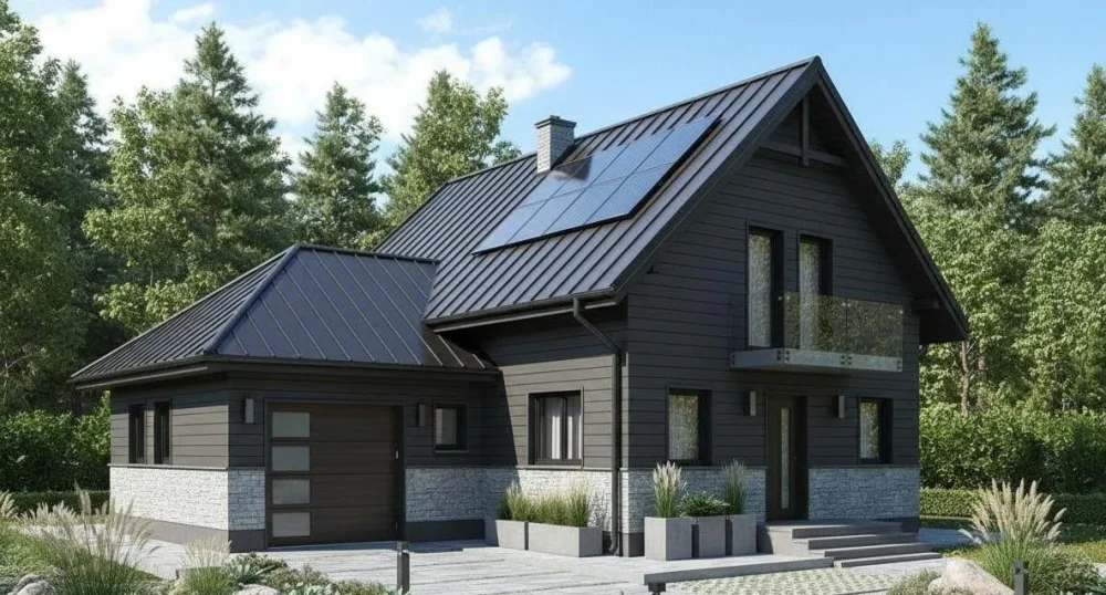 Проект Двухэтажный дом 11 на 16, 241 м2