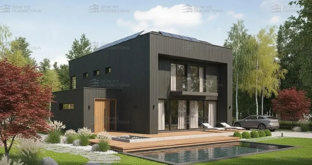 Проект Двухэтажный дом 9 на 18, 210 м2