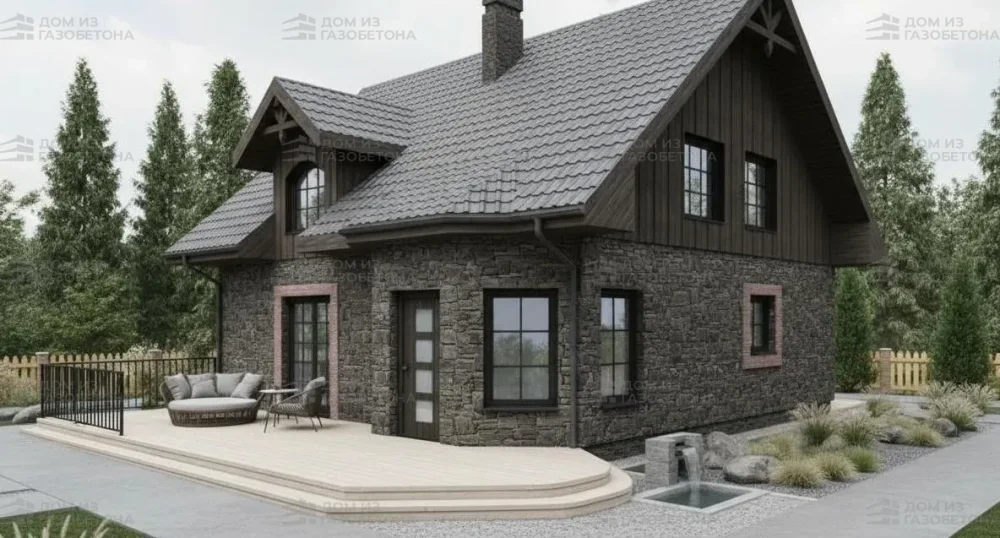 Проект Двухэтажный дом 11 на 10, 160 м2