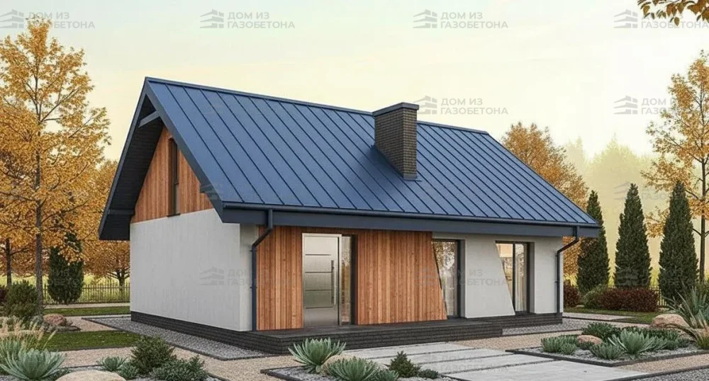 Проект Двухэтажный дом 10 на 8, 112 м2