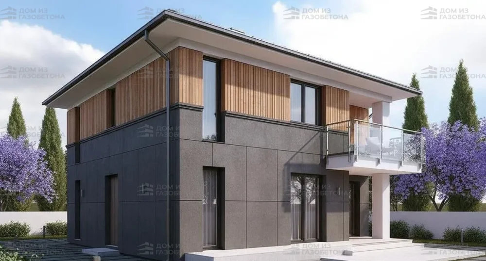 Проект Двухэтажный дом 7 на 16, 138 м2