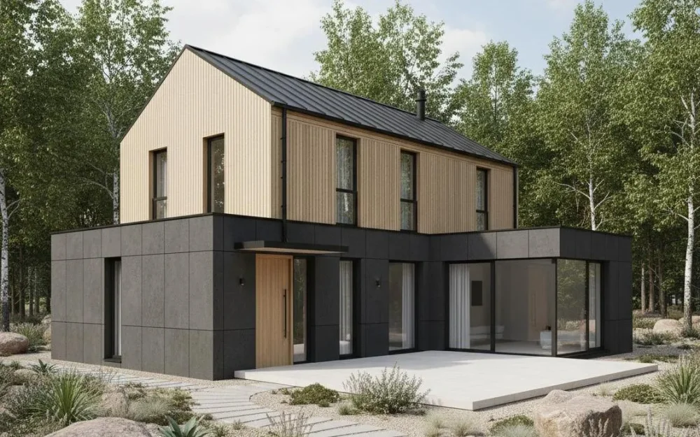 Проект Двухэтажный дом 9 на 9, 167 м2