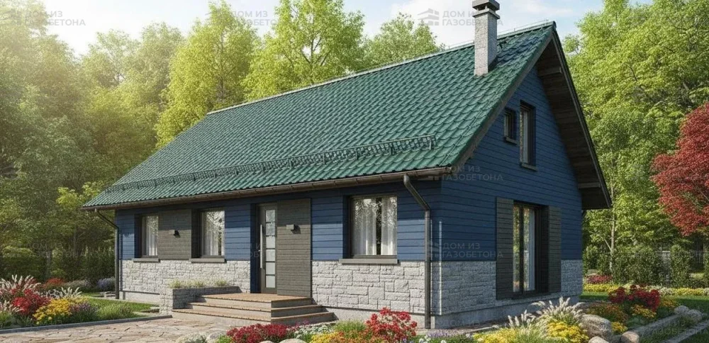 Проект Двухэтажный дом 13 на 9, 112 м2